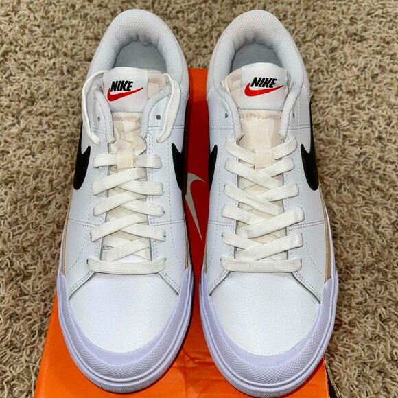 Nike Women's Court Legacy Lift Platform Sneakers Shoes DM7590-100 Size 9.5 (New) - Picture 7 of 16